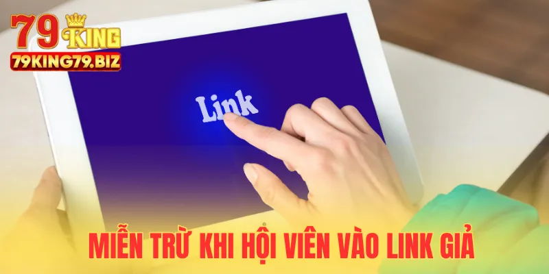 Miễn trừ khi người chơi truy cập sai link
